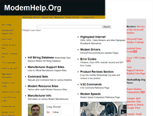 Tablet Screenshot of modemhelp.org